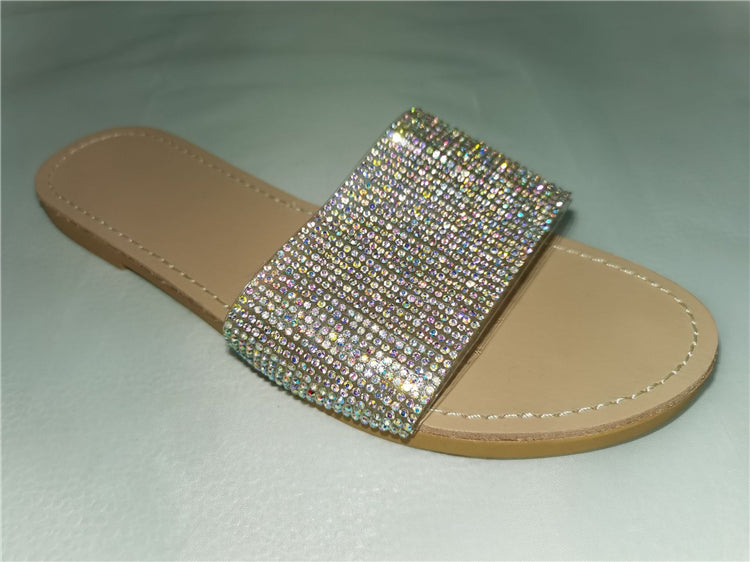 Rhinestone Beach Sandals