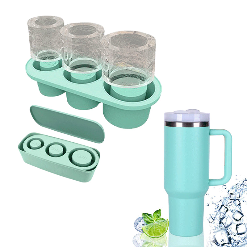 Molded Silicone Ice Ring Maker for Stanley Type Cups