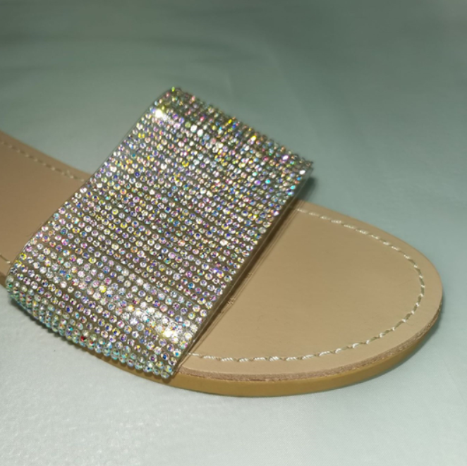 Rhinestone Beach Sandals