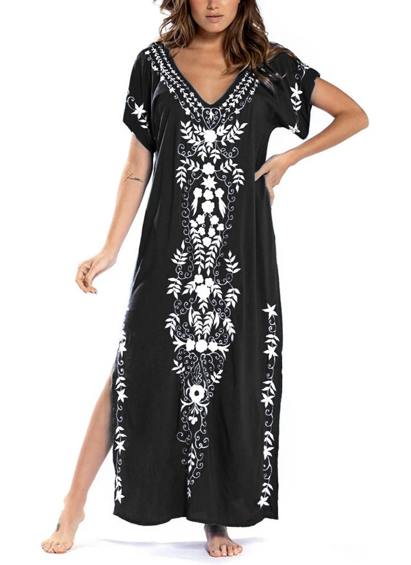 Women's Beach Print | Vacation Dress | Cover-up