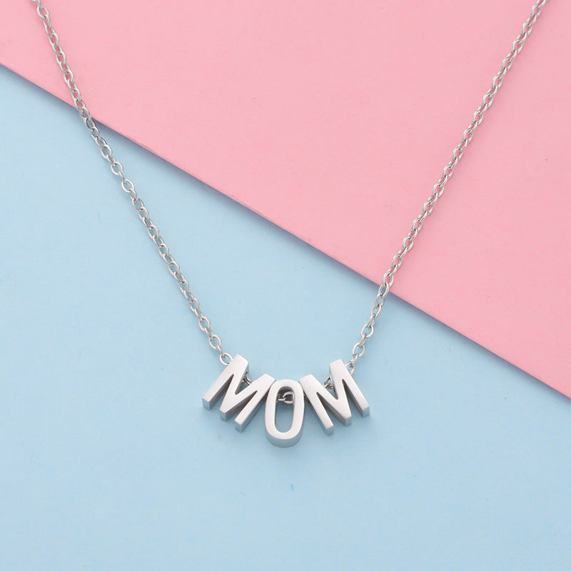 MOM Pendant Necklace