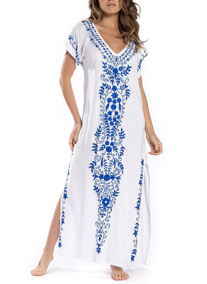 Women's Beach Print | Vacation Dress | Cover-up