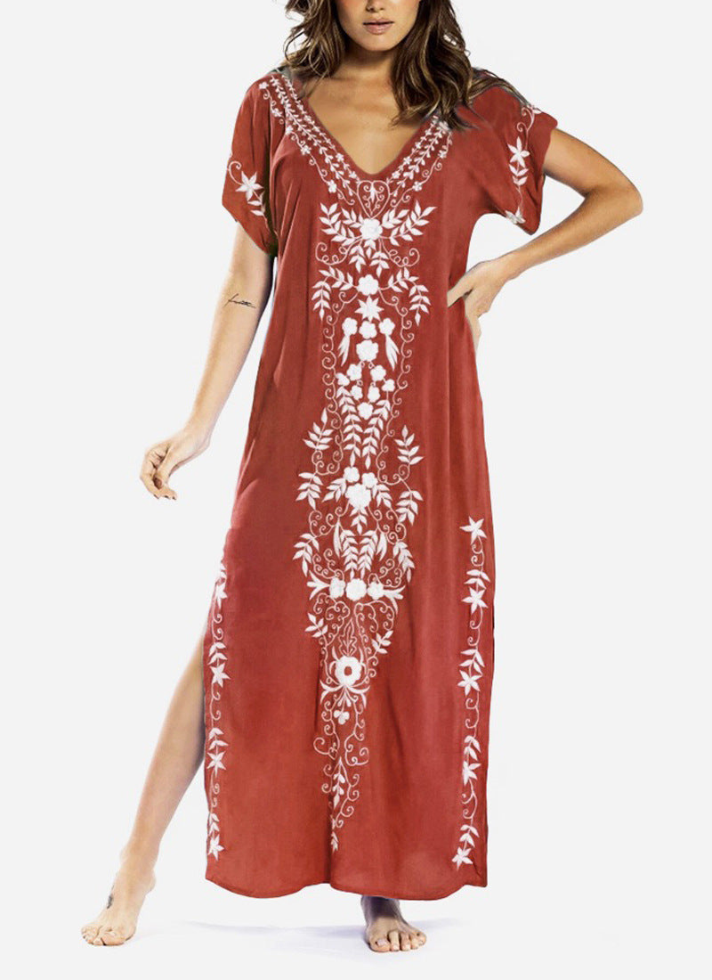 Women's Beach Print | Vacation Dress | Cover-up