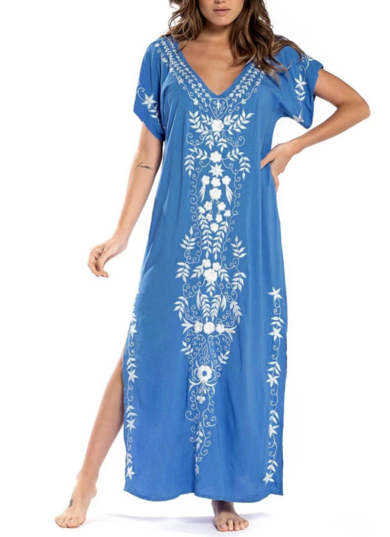 Women's Beach Print | Vacation Dress | Cover-up