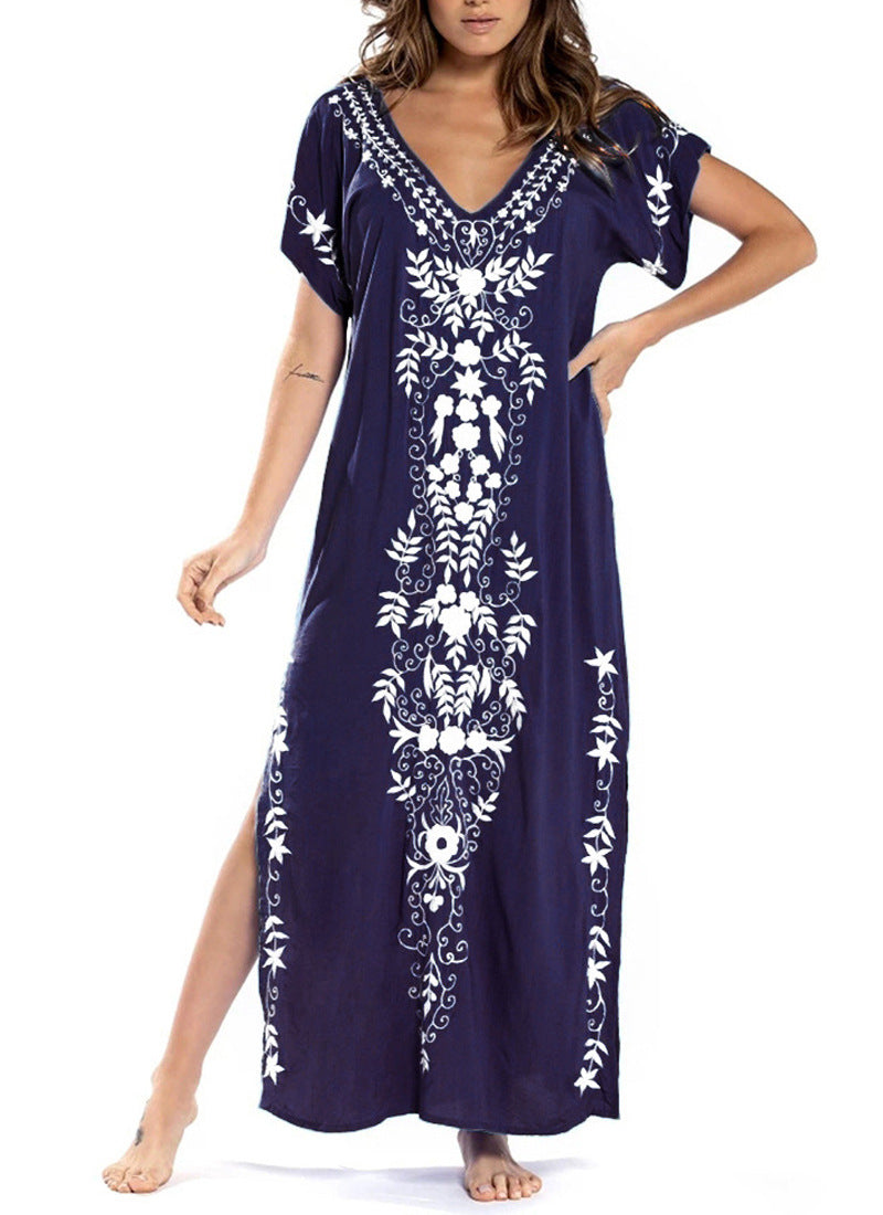 Women's Beach Print | Vacation Dress | Cover-up