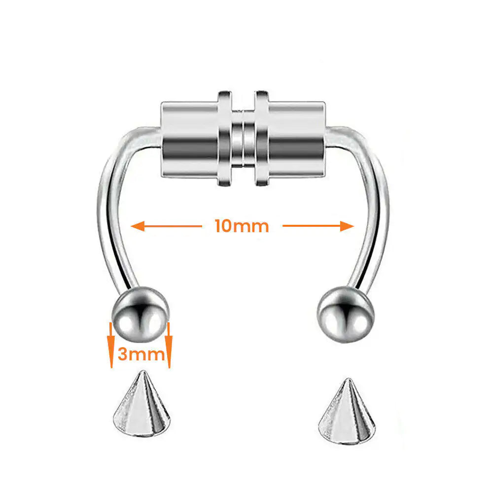 Magnetic Non-Piercing Fake Nose Rings